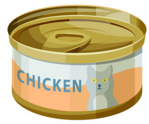 Pollo enlatado - Comida para gatos