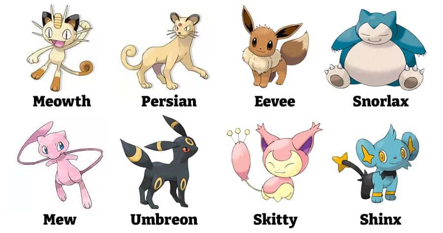 nombres de gatos pokemon